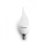 Лампа_диод E14, 7-9w свеча на ветру мат Sweko/Космос/ Эра/SAFFIT/Ecola