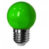 Лампа_накал_дек Е27  10w шар зелен Comtech, BL-E