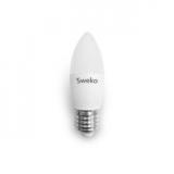 Лампа_диод E27,  9-10w свеча 4000K Sweko/Saffit